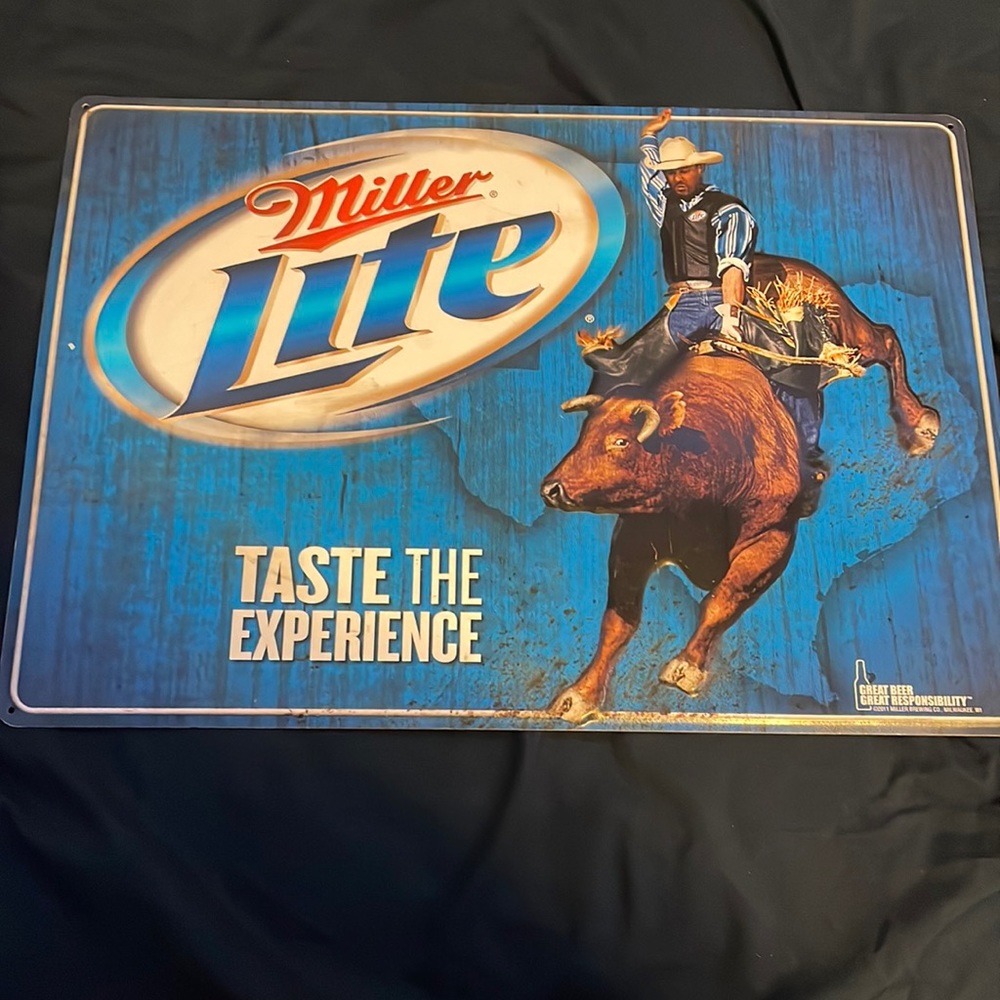 old beer sign